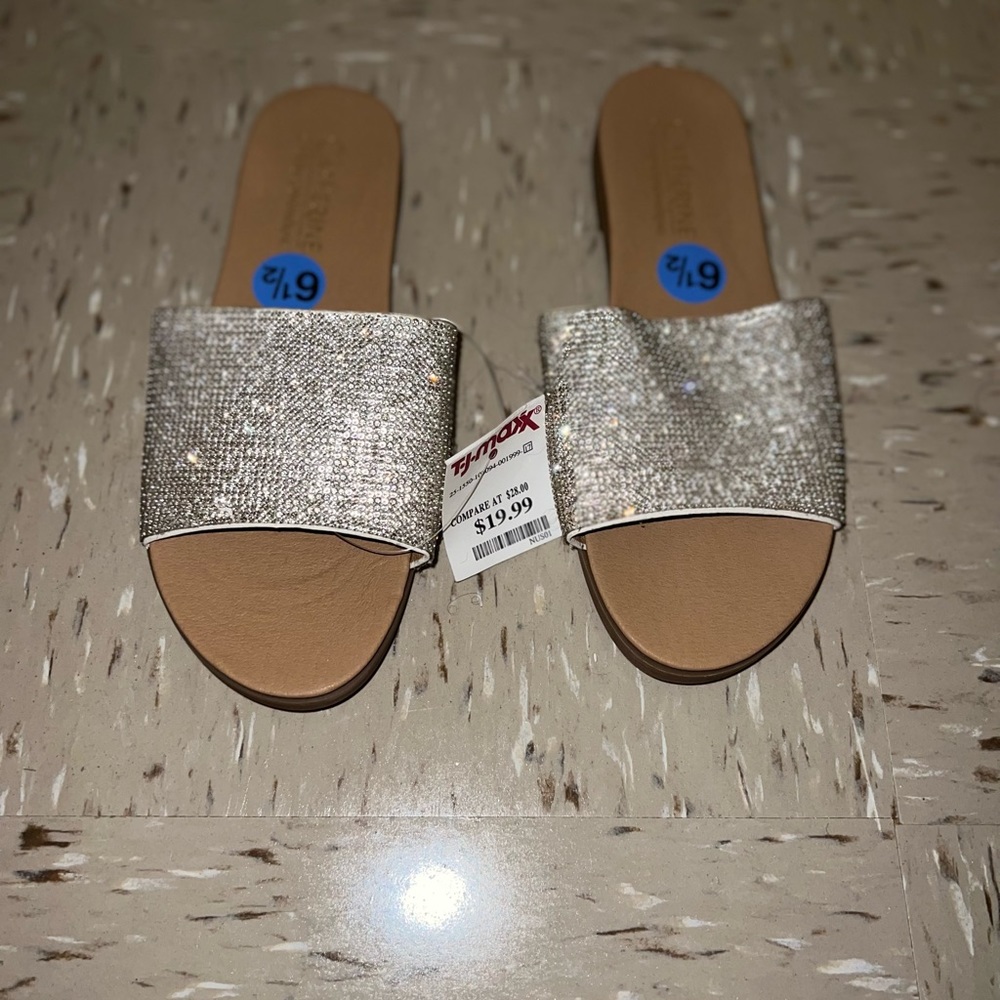 Rhinestoned slides